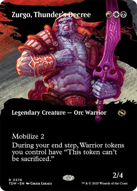 MTG | Zurgo, Thunder's Decree | TDM