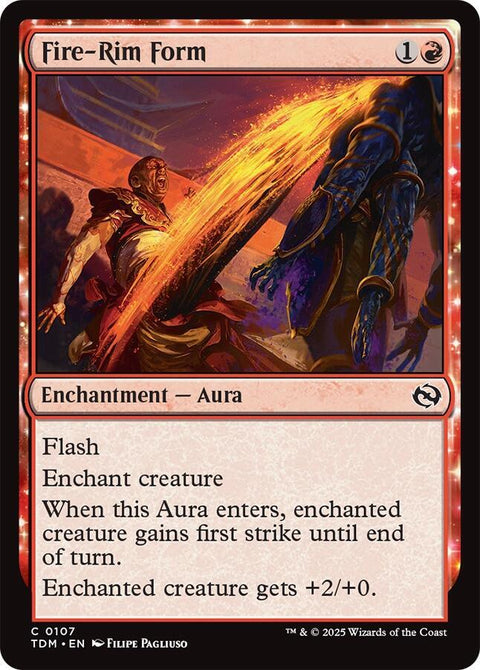 MTG | Fire-Rim Form | TDM | FOIL