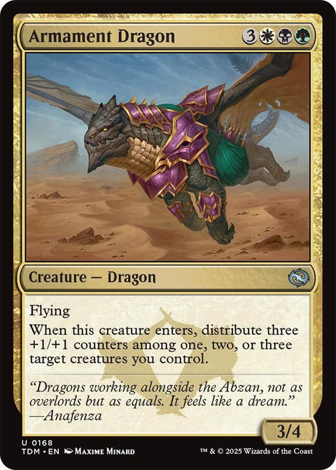 MTG | Armament Dragon | TDM | FOIL