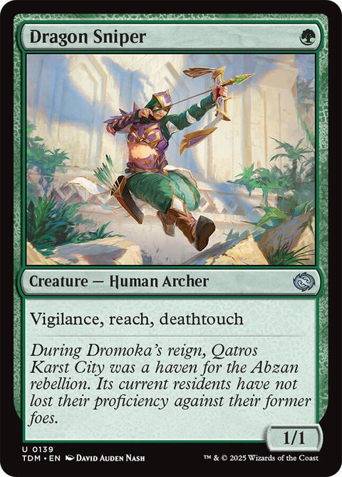 MTG | Dragon Sniper | TDM | FOIL