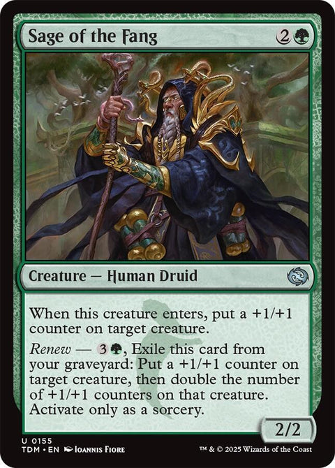 MTG | Sage of the Fang | TDM