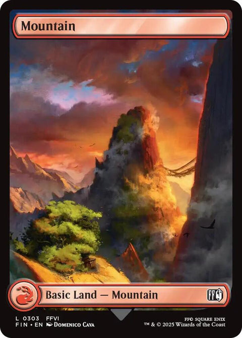 MTG | FOIL Mountain | Final Fantasy