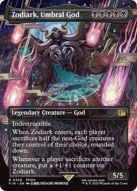 MTG | FOIL Zodiark, Umbral God | Final Fantasy Collectors