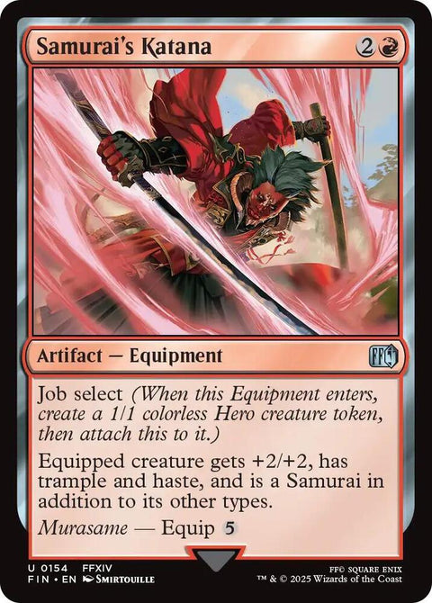 MTG | Samurai's Katana | Final Fantasy