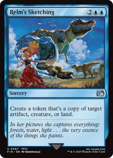 MTG | FOIL Relm's Sketching | Final Fantasy