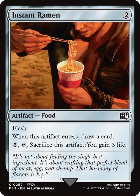MTG | FOIL Instant Ramen | Final Fantasy