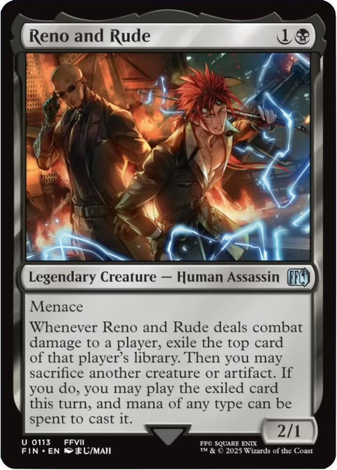 MTG | Reno and Rude | Final Fantasy