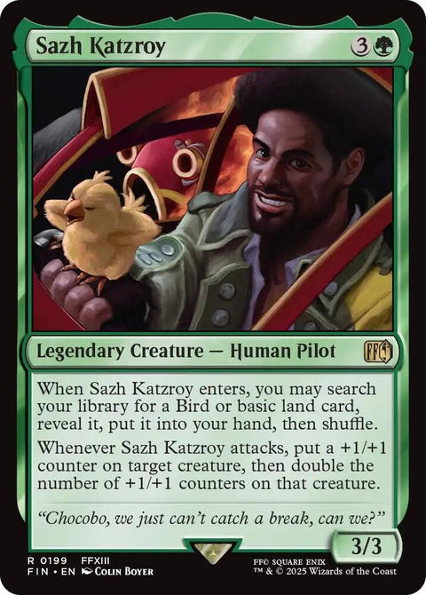 MTG | FOIL Sazh Katzroy | Final Fantasy