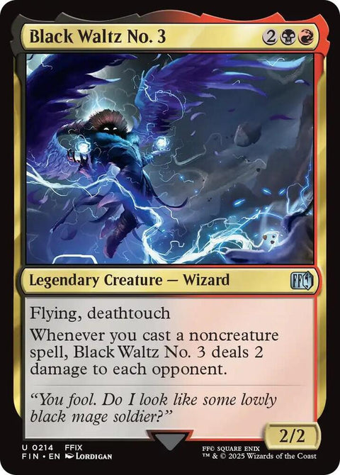 MTG | FOIL Black Waltz No. 3 | Final Fantasy