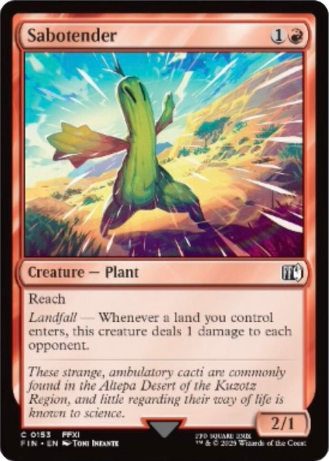 MTG | Sabotender | Final Fantasy