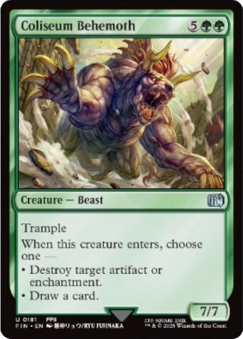 MTG | FOIL Coliseum Behemoth | Final Fantasy