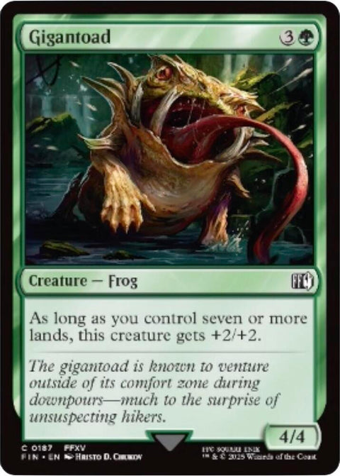 MTG | FOIL Gigantoad | Final Fantasy
