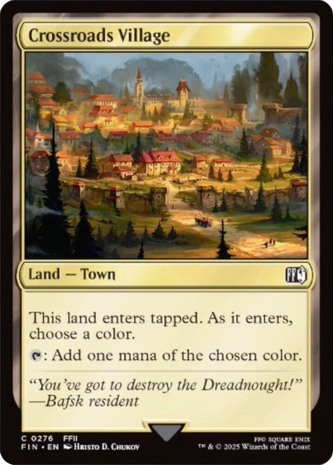 MTG | FOIL Crossroads Village | Final Fantasy