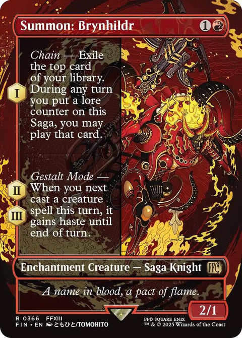 MTG | Summon: Brynhildr | Final Fantasy Collectors