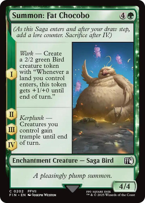 MTG | Summon: Fat Chocobo | Final Fantasy