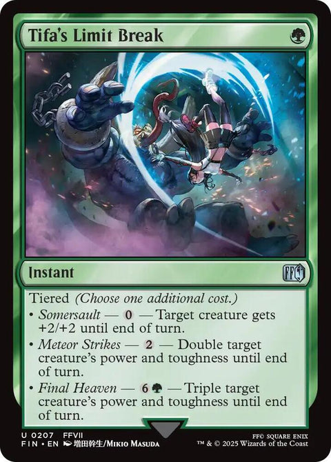 MTG | FOIL Tifa's Limit Break | Final Fantasy