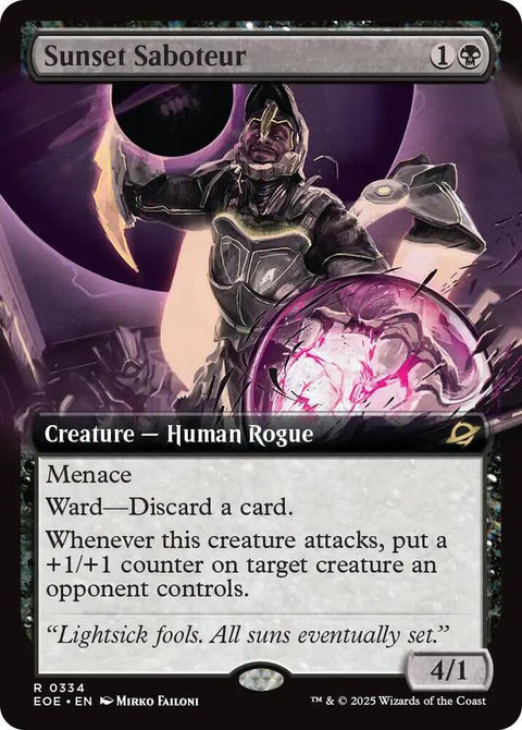 MTG | FOIL Sunset Saboteur | Edge of the Eternities Collectors