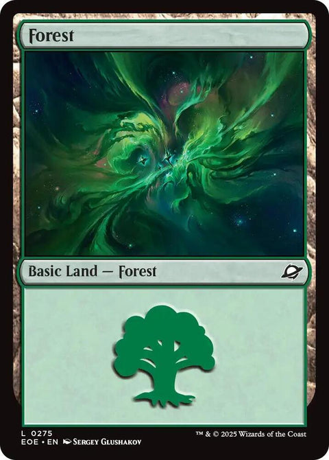 MTG | FOIL Forest | Edge of the Eternities