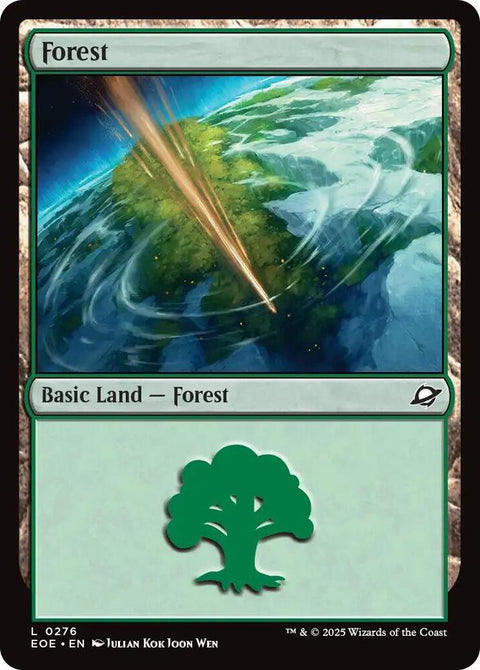 MTG | FOIL Forest | Edge of the Eternities