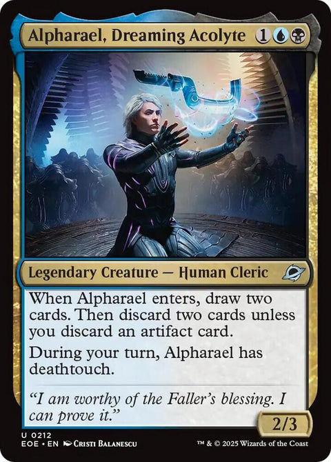 MTG | FOIL Alpharael, Dreaming Acolyte | Edge of the Eternities
