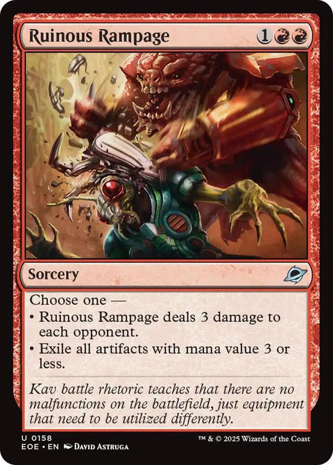 MTG | Ruinous Rampage | Edge of the Eternities