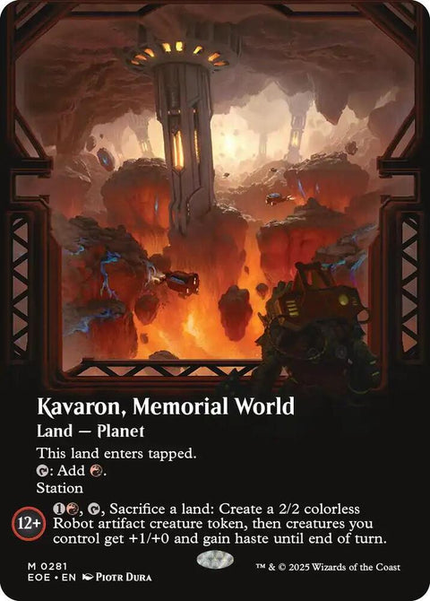 MTG | FOIL Kavaron, Memorial World | Edge of the Eternities Collectors