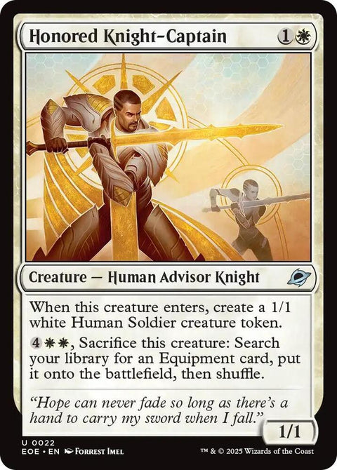 MTG | Honored Knight-Captain | Edge of the Eternities