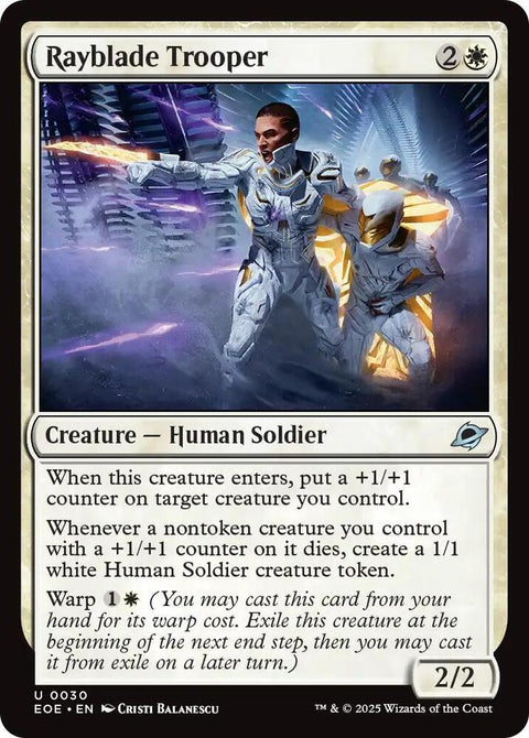 MTG | FOIL Rayblade Trooper | Edge of the Eternities