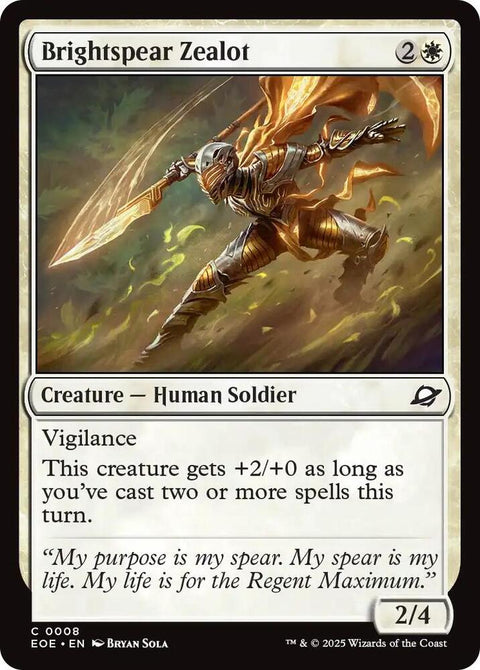 MTG | FOIL Brightspear Zealot | Edge of the Eternities