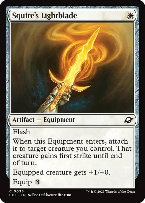 MTG | FOIL Squire's Lightblade | Edge of the Eternities