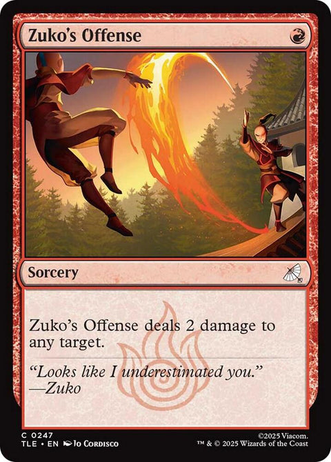 Zuko's Offense (0247) (Foil) - Knowhere