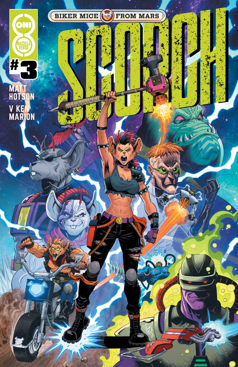 BIKER MICE FROM MARS SCORCH #3 CVR B JORDI TARRAGONA VAR Oni Press Matt Hotson V Ken Marian Jordi Tarragona