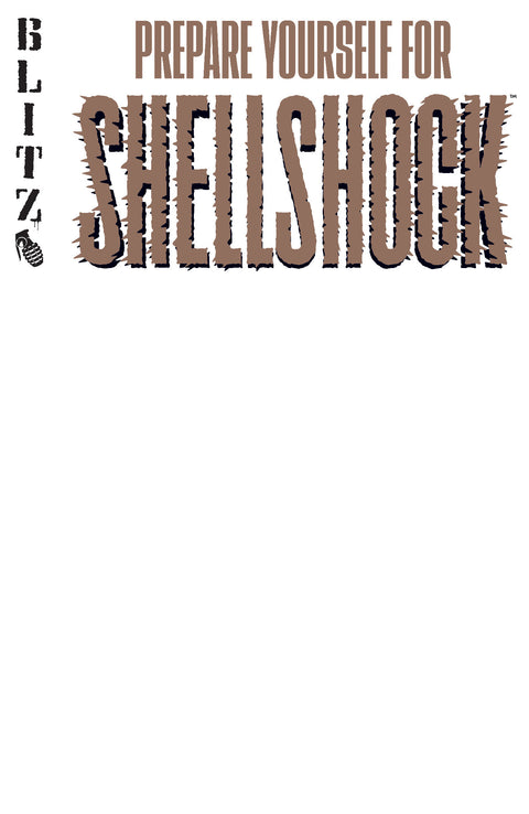 EC SHELLSHOCK #1 CVR D BLANK SKETCH VAR Oni Press Julio Anta Tom Fowler 