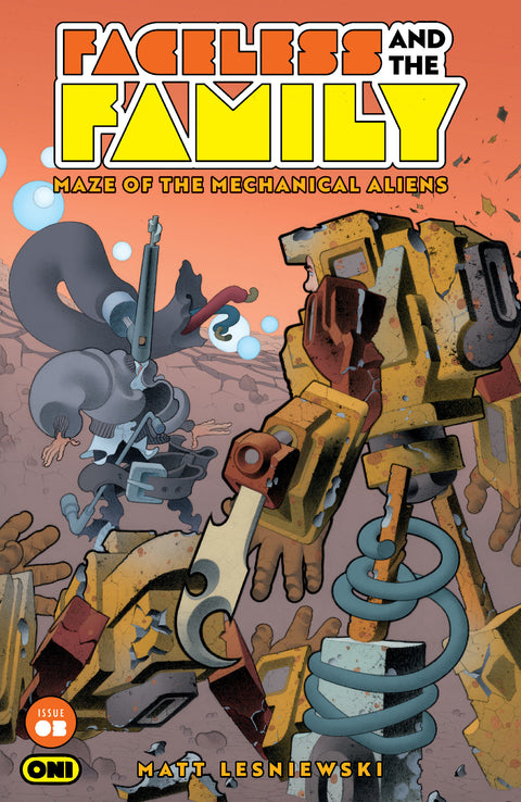 FACELESS AND THE FAMILY MAZE OF THE MECHANICAL ALIENS #3 CVR A MATT LESNIEWSKI Oni Press Matt Lesniewski Matt Lesniewski Matt Lesniewski