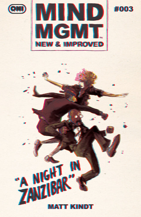 MIND MGMT NEW & IMPROVED #3 CVR E INC 1:20 MATT KINDT 3-D VAR 1:20 Oni Press Matt Kindt Matt Kindt Matt Kindt