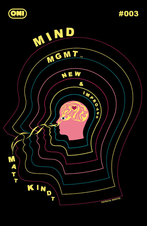 MIND MGMT NEW & IMPROVED #3 CVR F INC 1:50 PATRICIA MARTIN VAR 1:50 Oni Press Matt Kindt Matt Kindt Patricia Martín
