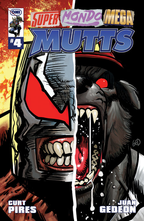 SUPER MONDO MEGA MUTTS #4 CVR A JUAN GEDEON Oni Press Curt Pires Juan Gedeon Juan Gedeon