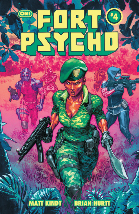 Fort Psycho #4 Cover B Lewis LaRosa Var Oni Press Matt Kindt Brian Hurtt Lewis LaRosa