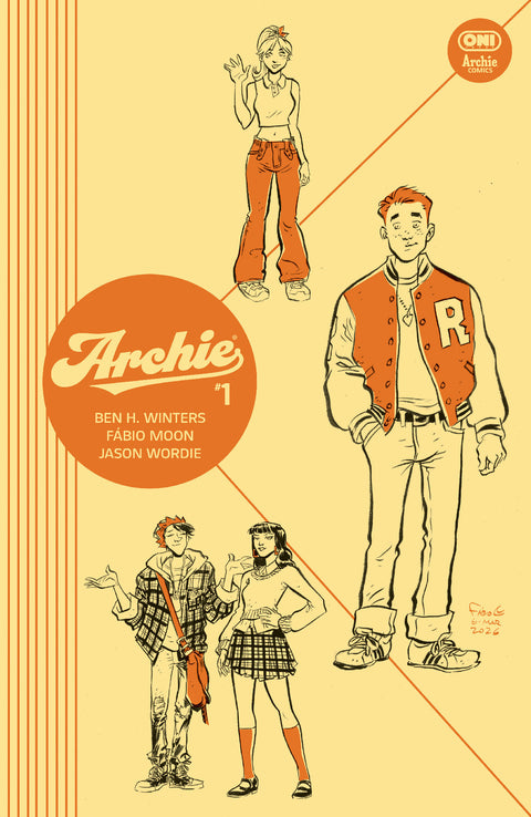 Archie #1 Cover V Fábio Moon Local Comic Shop Day Var Oni Press Ben H. Winters Fábio Moon Fábio Moon