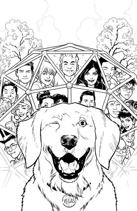 Archie #3 Cover F Stuart Immonen B&W 1:100 Var 1:100 Oni Press Ben H. Winters Nick Cagnetti Stuart Immonen