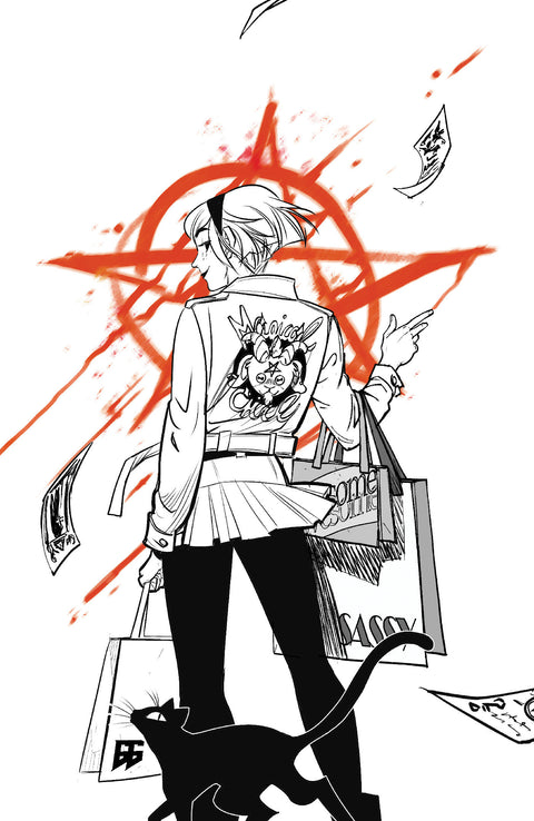 Sabrina the Teenage Witch #2 Cover G Eleonora Carlini B&W 1:100 Var 1:100 Oni Press Corinna Bechko Kano Eleonora Carlini