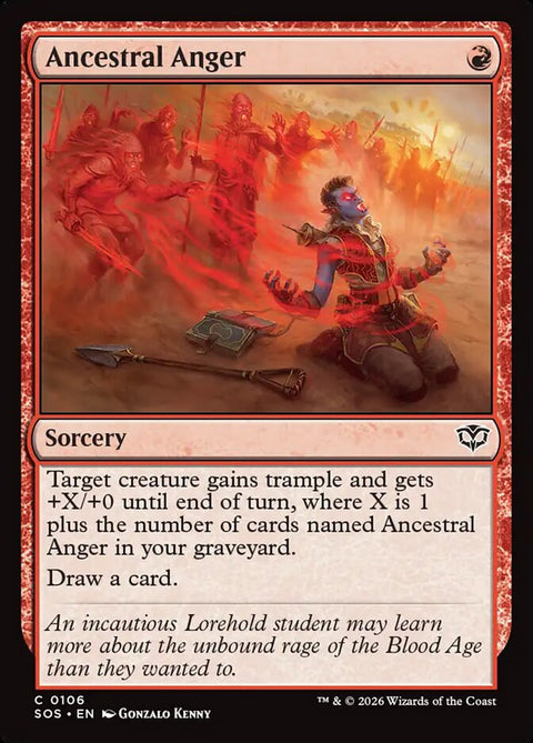 Ancestral Anger (Foil)