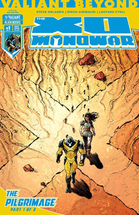 Valiant Beyond: The X-O Manowar #9--The Pilgrimage #1 Cover A (Kotian) IDW Publishing Steve Orlando Diego Giribaldi Sid Kotian