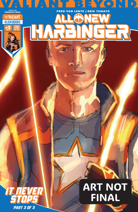 Valiant Beyond: All-New Harbinger #6--It Never Stops #3 Variant B (Mele) IDW Publishing Fred Van Lente Erik Tamayo Federico Mele