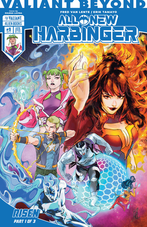 Valiant Beyond: All-New Harbinger #7--Risen #1 Cover A (Lavina) IDW Publishing Fred Van Lente Erik Tamayo Zulema Lavina