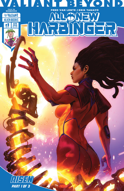 Valiant Beyond: All-New Harbinger #7--Risen #1 Variant B (Noobovich) IDW Publishing Fred Van Lente Erik Tamayo NOOBOVICH
