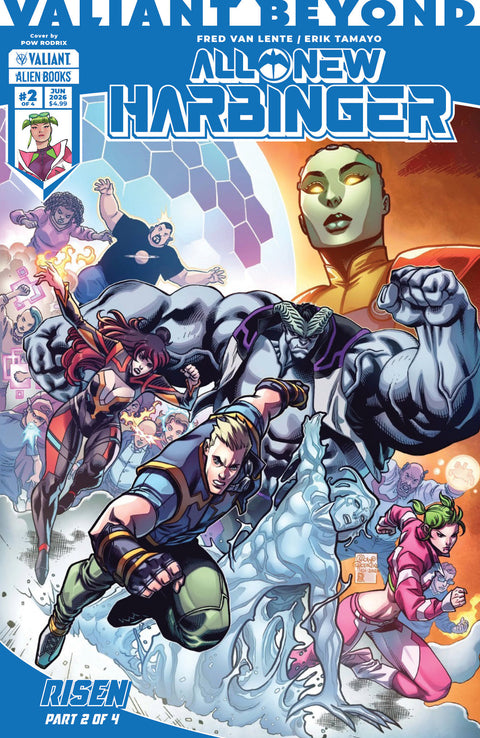 Valiant Beyond: All-New Harbinger #8--Risen #2 Cover A (Rodrix) IDW Publishing Fred Van Lente Erik Tamayo Pow Rodrix