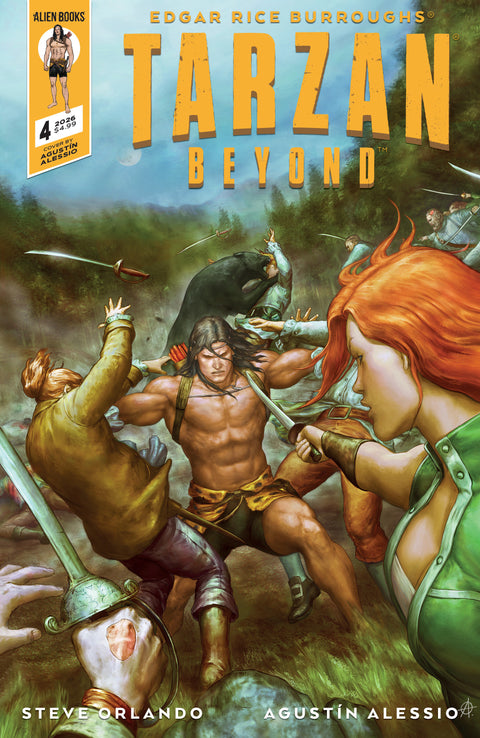 Tarzan Beyond #4 Cover A (Alessio) IDW Publishing Steve Orlando Agustin Alessio Agustin Alessio