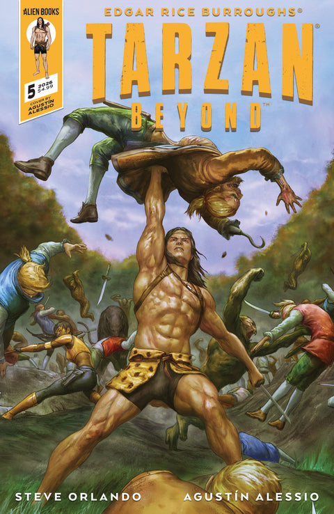 Tarzan Beyond #5 Cover A (Alessio) IDW Publishing Steve Orlando Agustin Alessio Agustin Alessio
