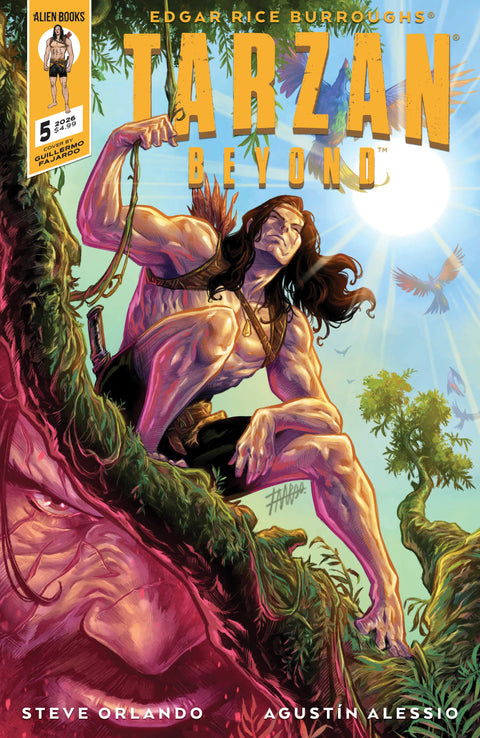 Tarzan Beyond #5 Variant B (Fajardo) IDW Publishing Steve Orlando Agustin Alessio Guillermo Fajardo